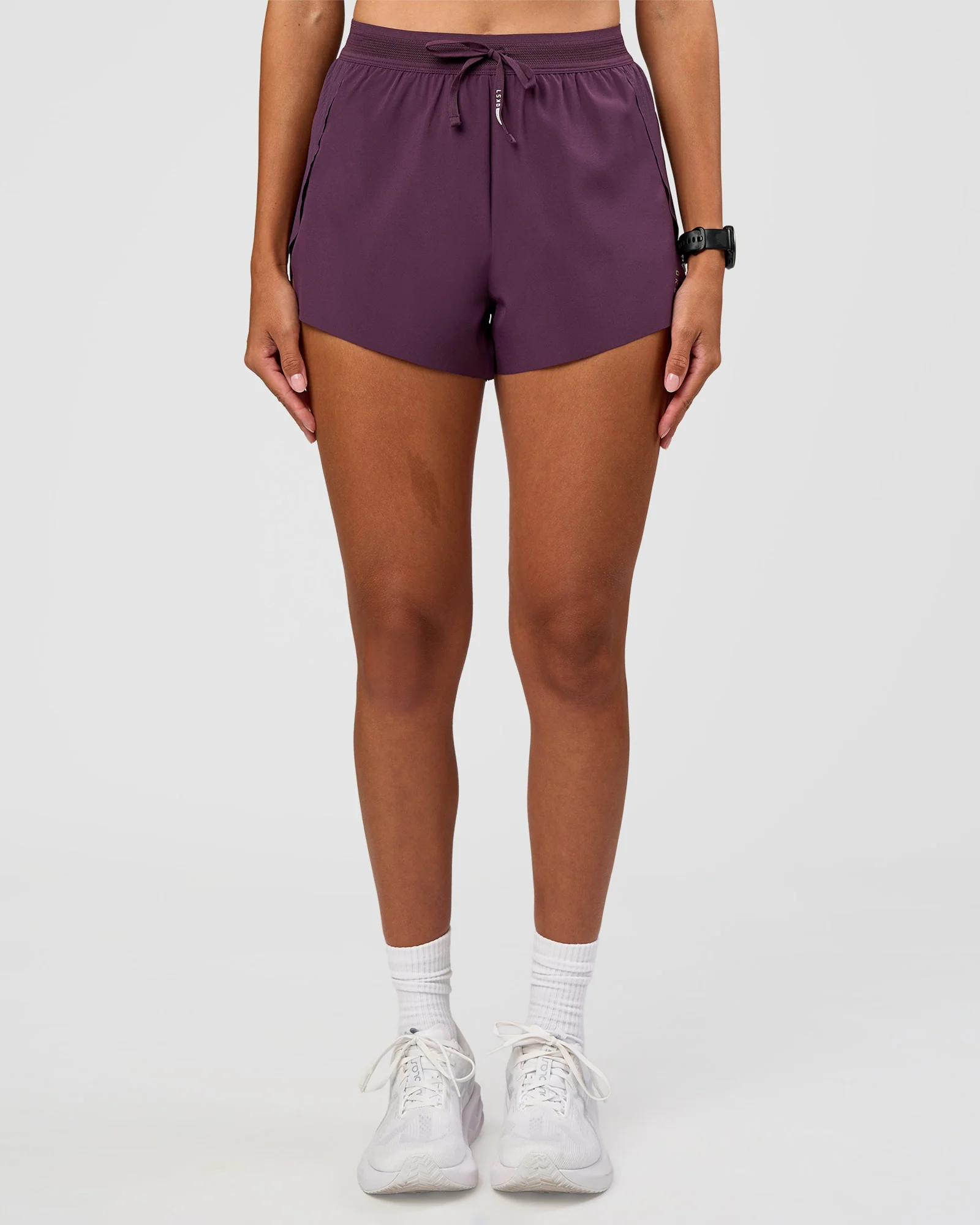 Accelerate 3" High-Rise Running Short - Midnight Plum