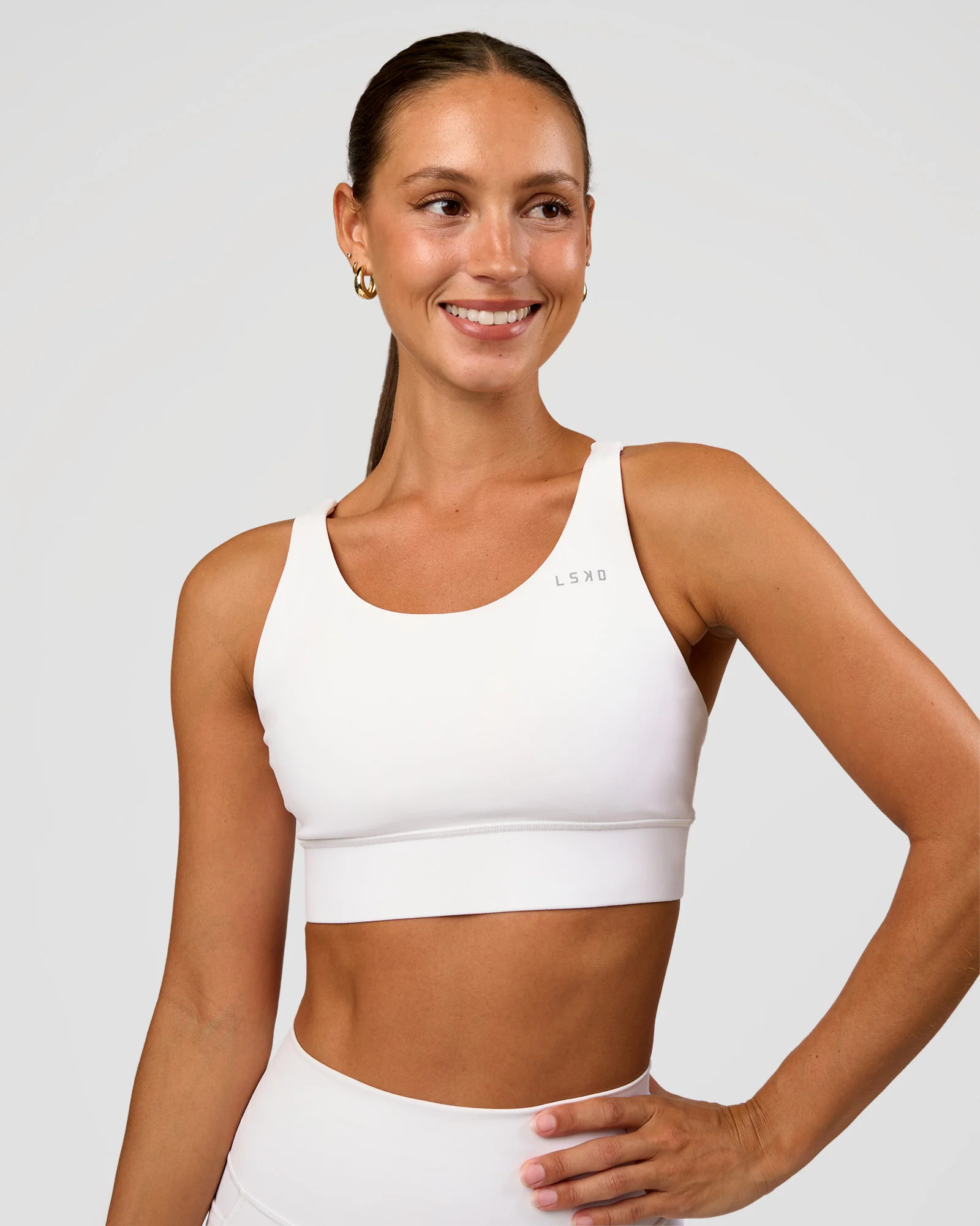 Accelerate Sports Bra - White