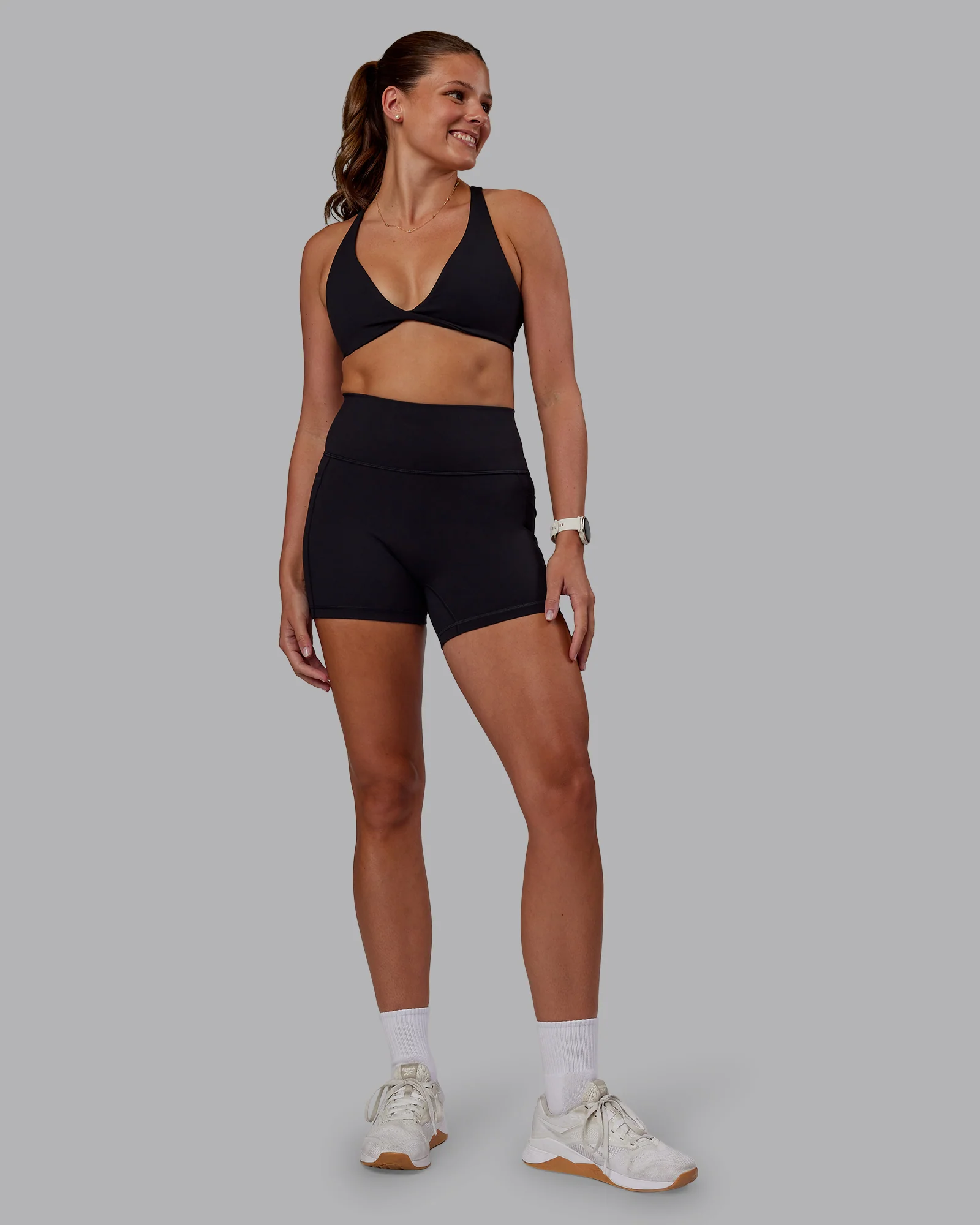 Agile Sports Bra - Black - Image 5
