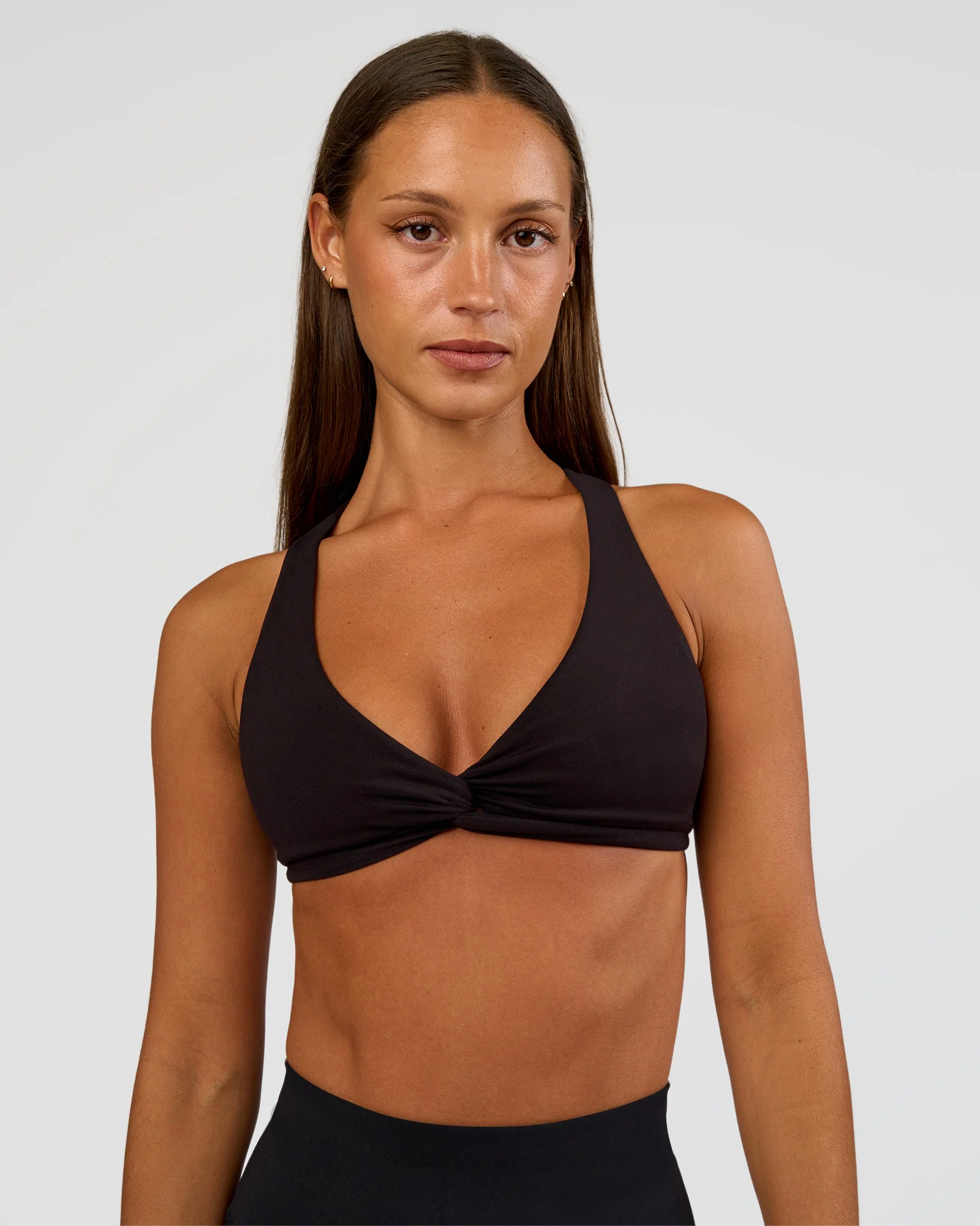 Aspire Twist Sports Bra - Black
