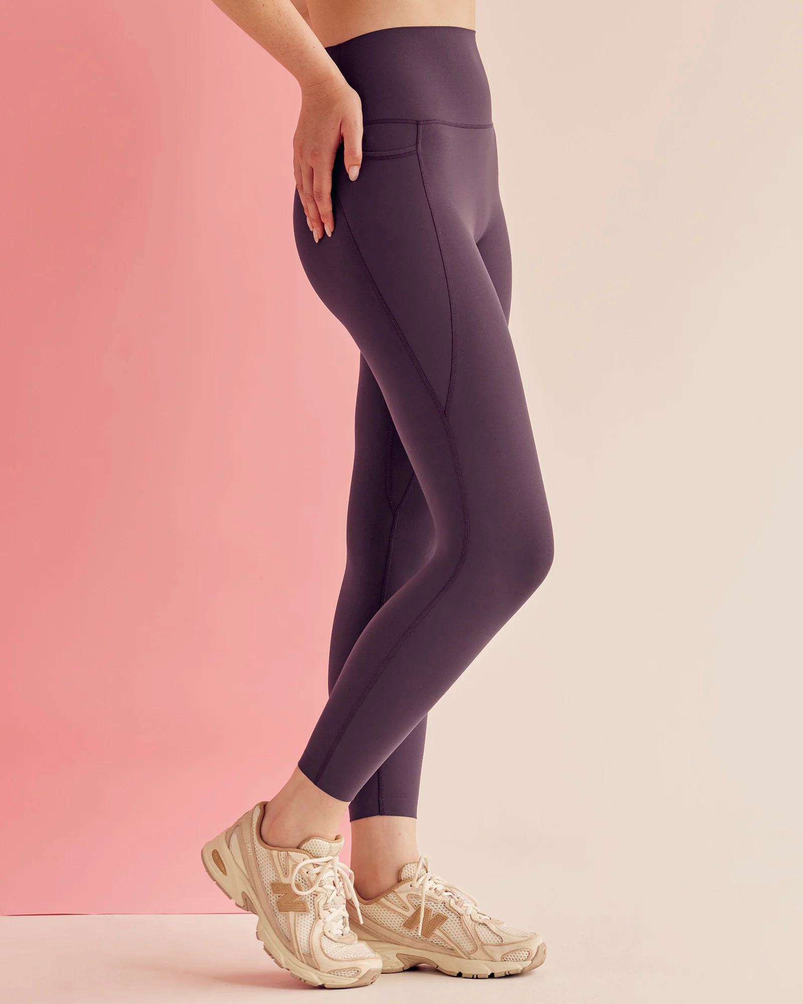 Elixir Ultra High-Rise 7/8 Legging Pockets - Midnight Plum