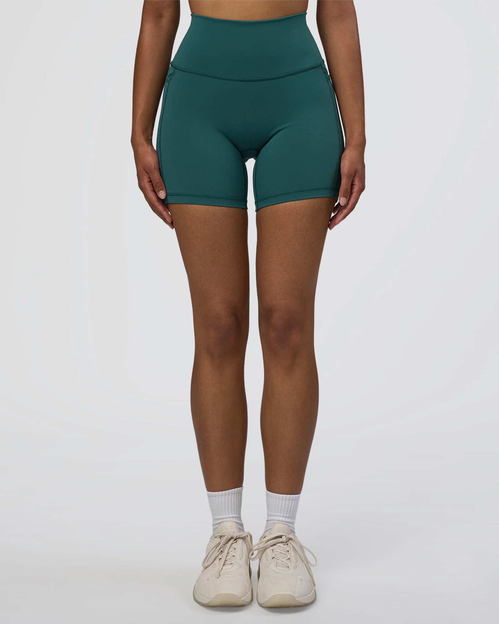 Fusion High-Rise 6" Short Pockets - Transformative Teal