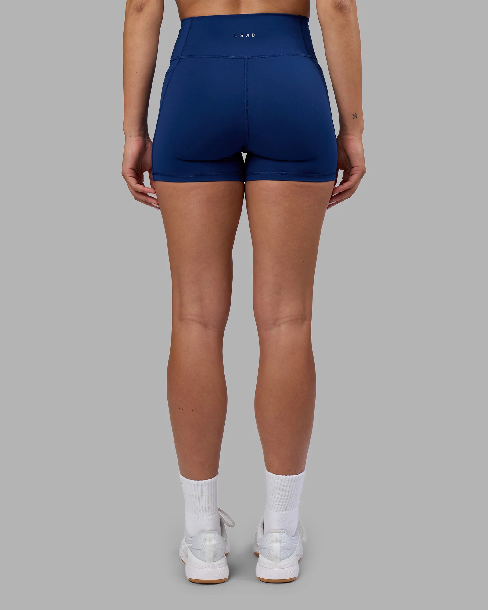 Fusion Ultra High-Rise 4" Short Pockets - Midnight Blue - Image 4