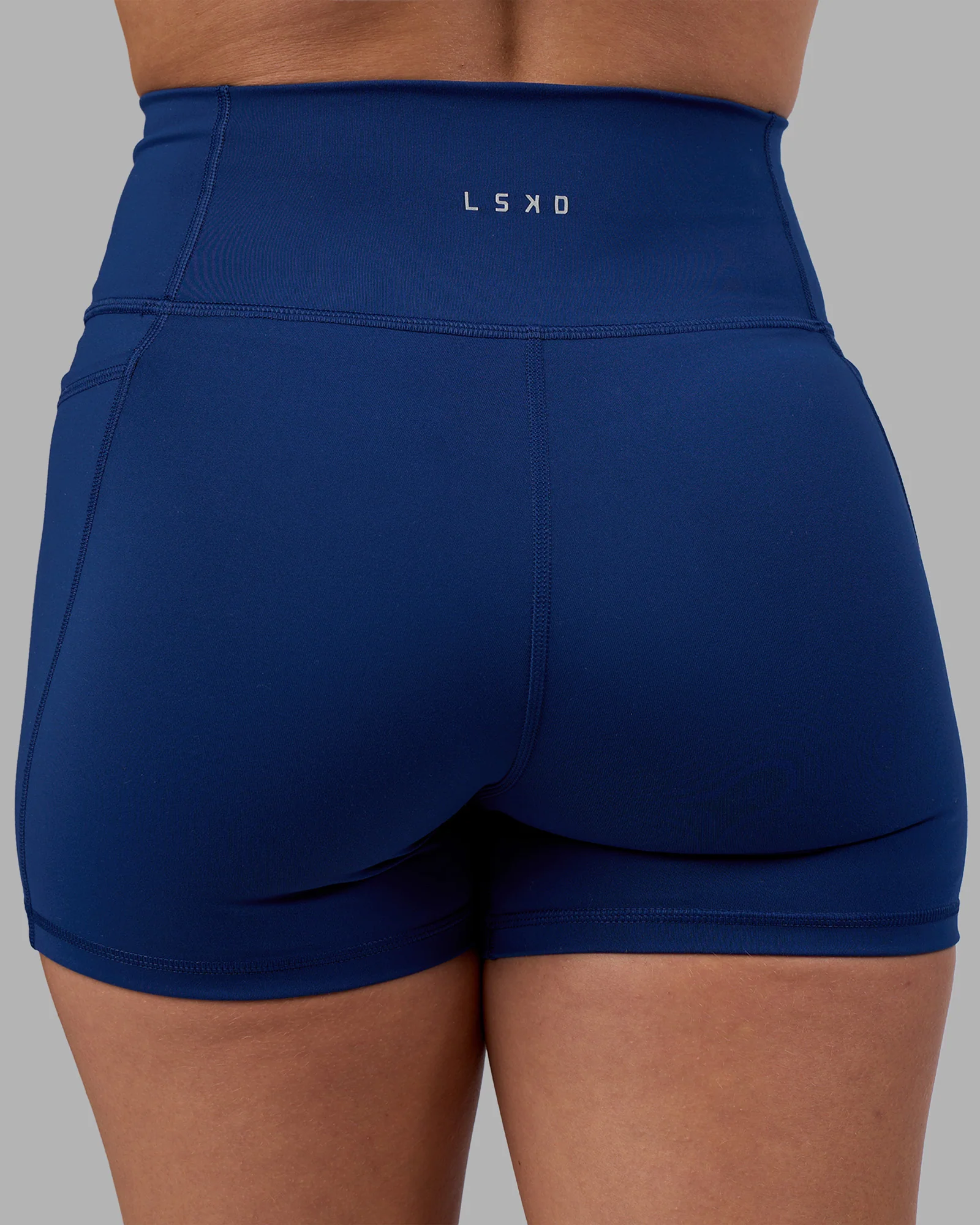 Fusion Ultra High-Rise 4" Short Pockets - Midnight Blue - Image 8