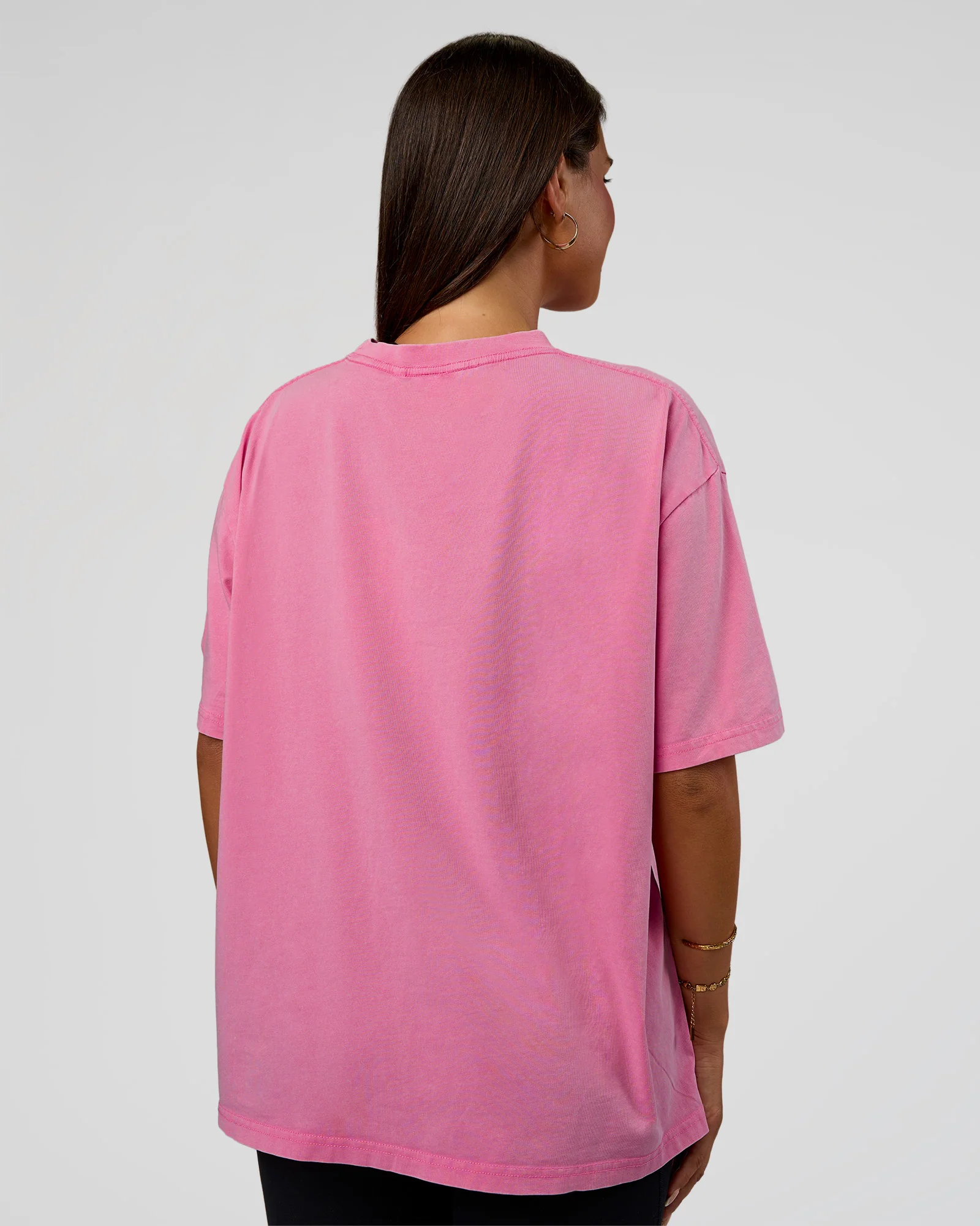Go-To FLXCotton Oversized Tee - Sugar Plum Washed - Image 4