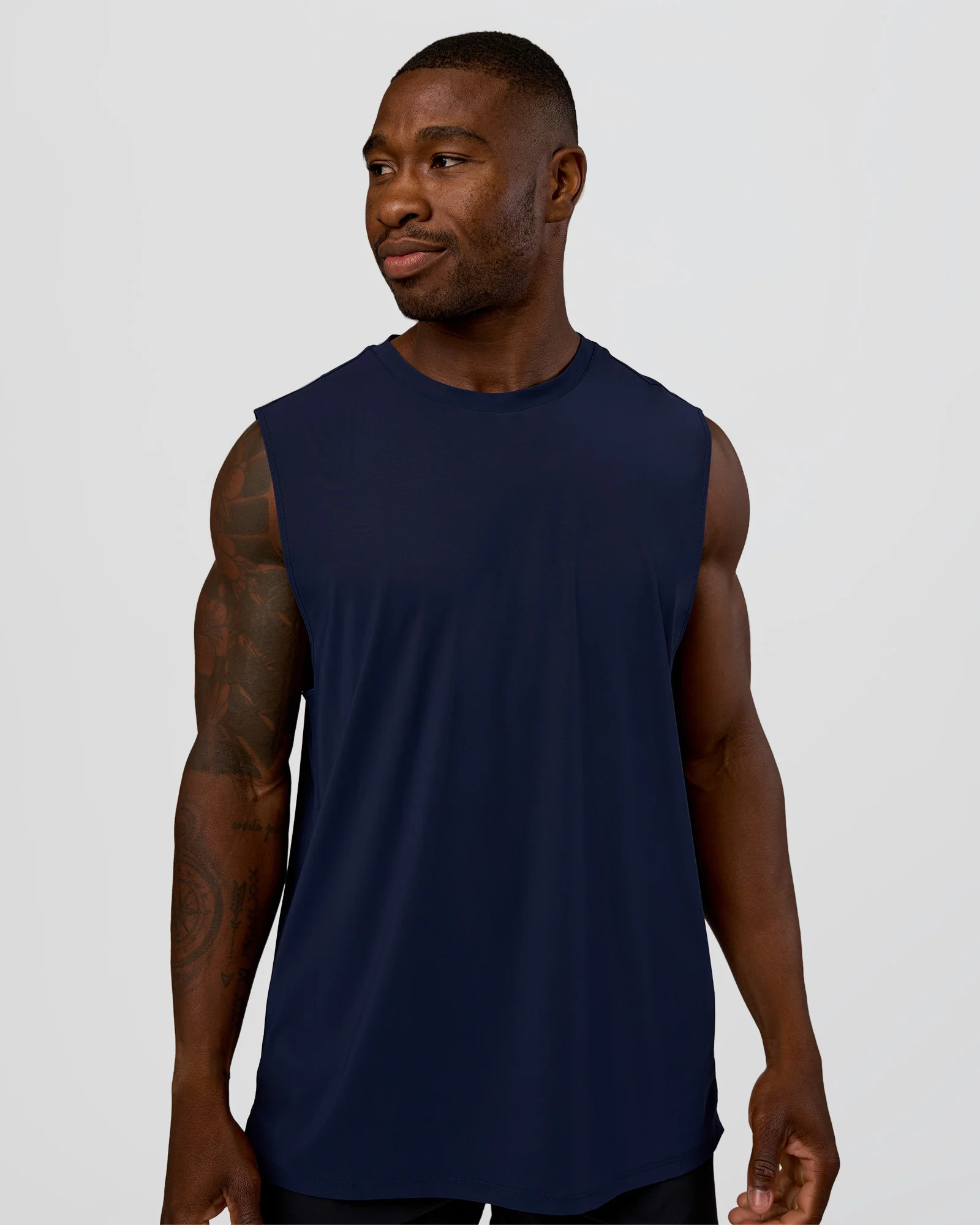 Cadence MicroMotion Muscle Tank - Future Navy
