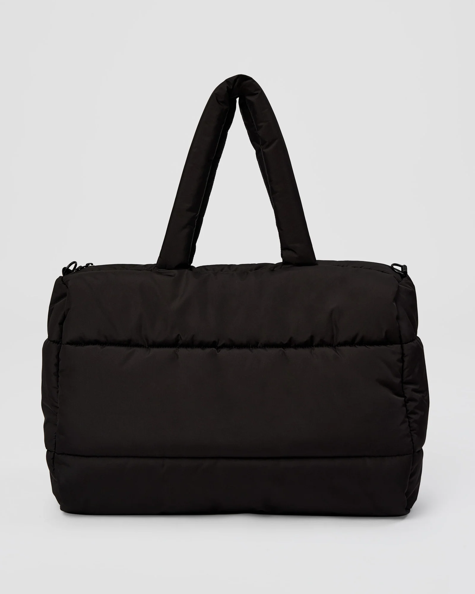 Puffer Duffle Bag - Black