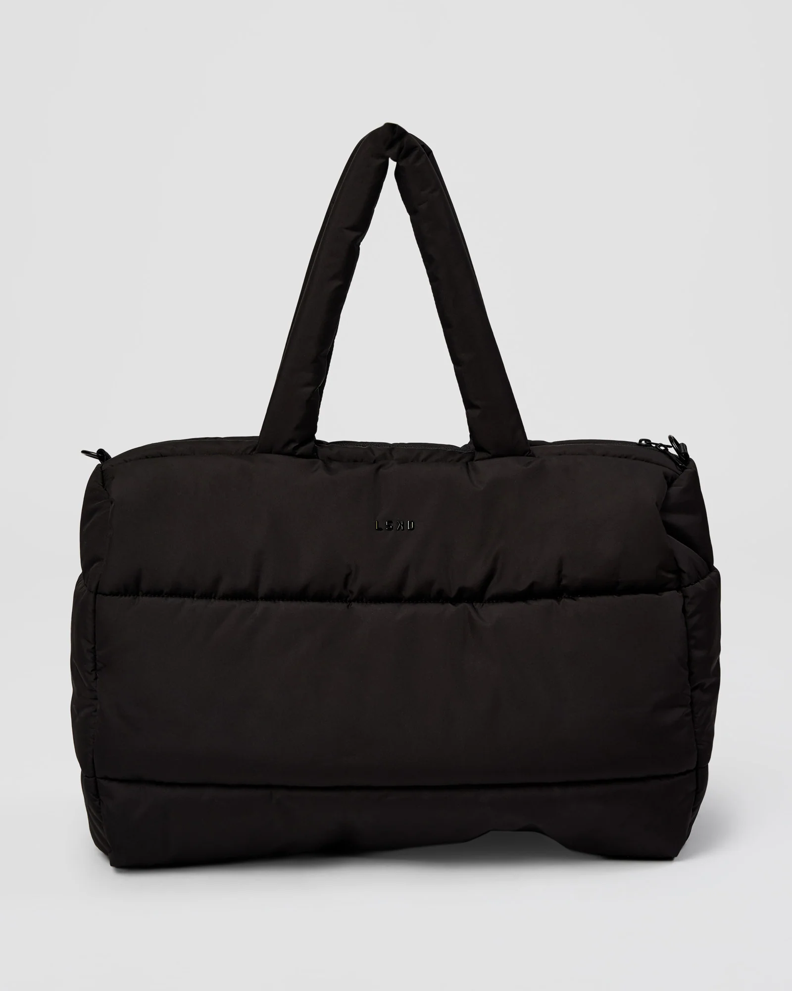Puffer Duffle Bag - Black - Image 6
