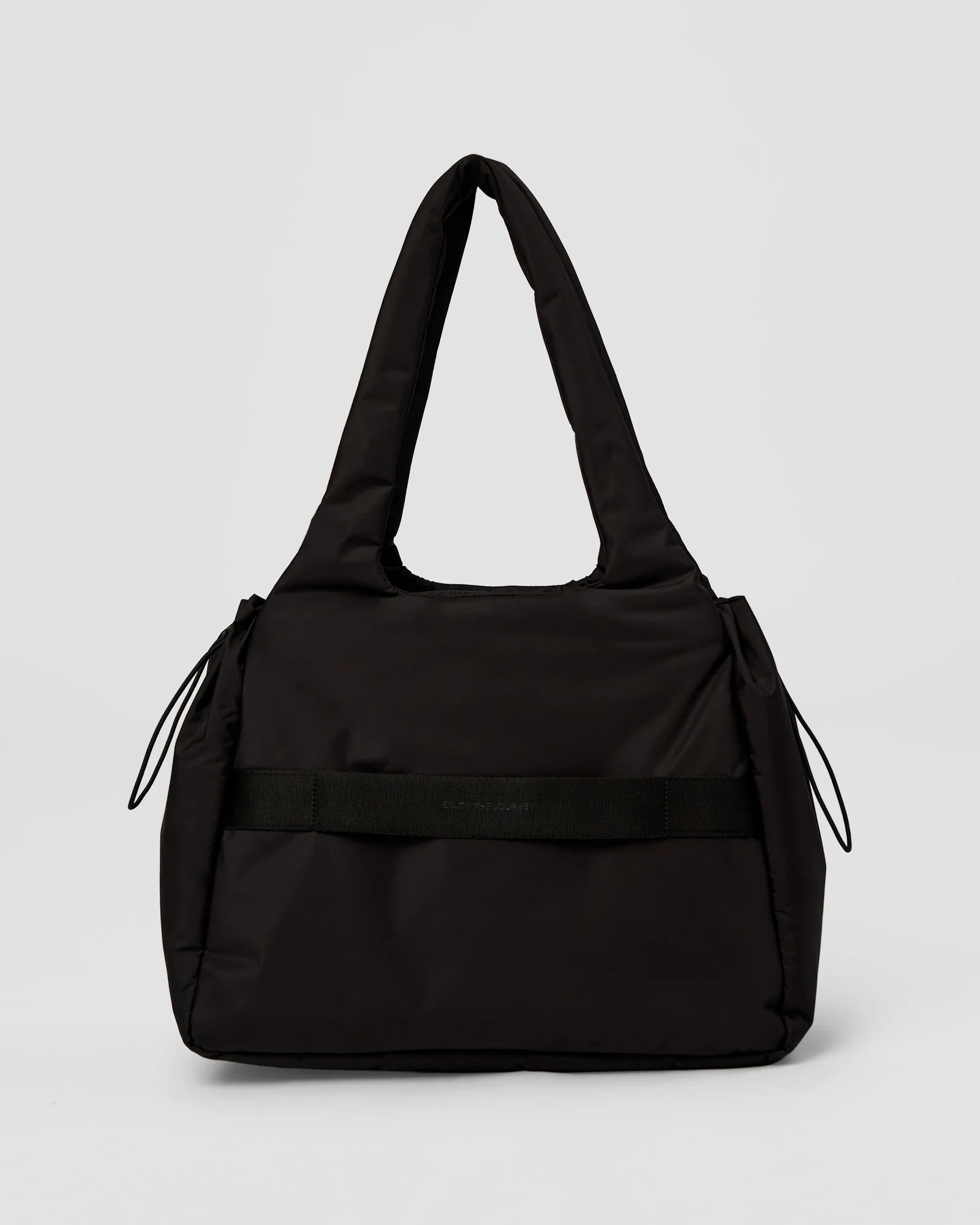 Puffer Tote Bag - Black - Image 8