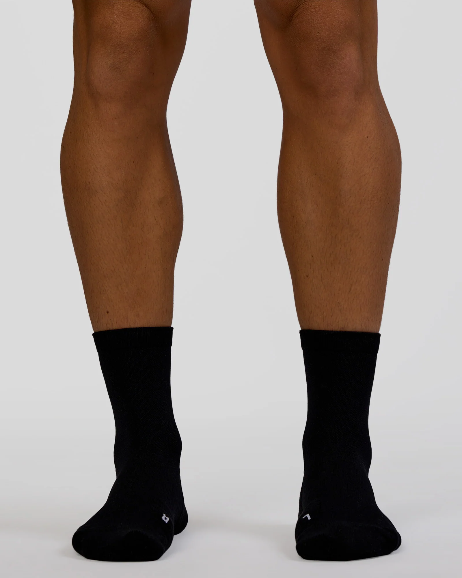 Race Fast Performance Quarter Socks - Black-Reflective - Image 3