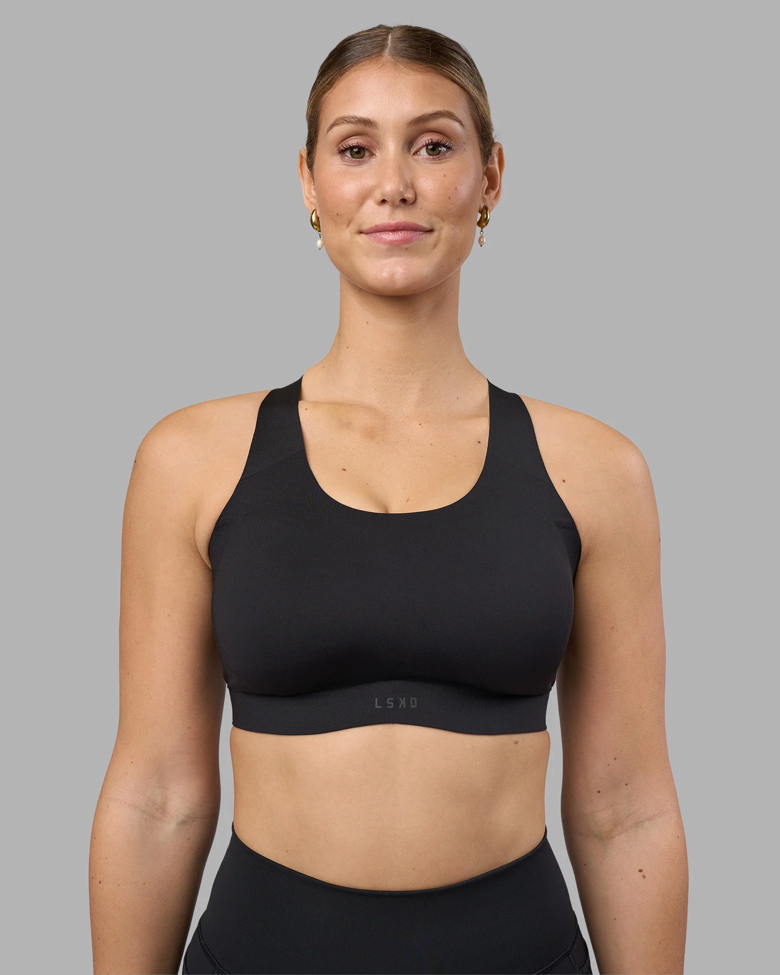 Stability High Support Sports Bra - Black
